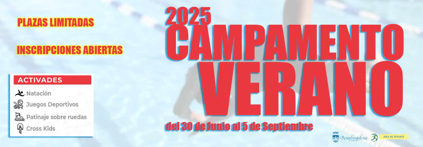 campamentoverano25PDB |      Palacio Deportes Benalmádena
